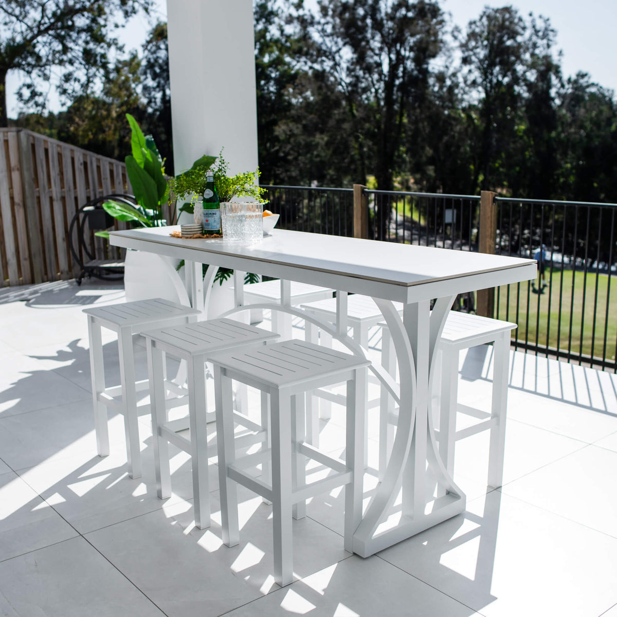 Kirra Malibu - 7pce (200x65) - Outdoor Bar Set
