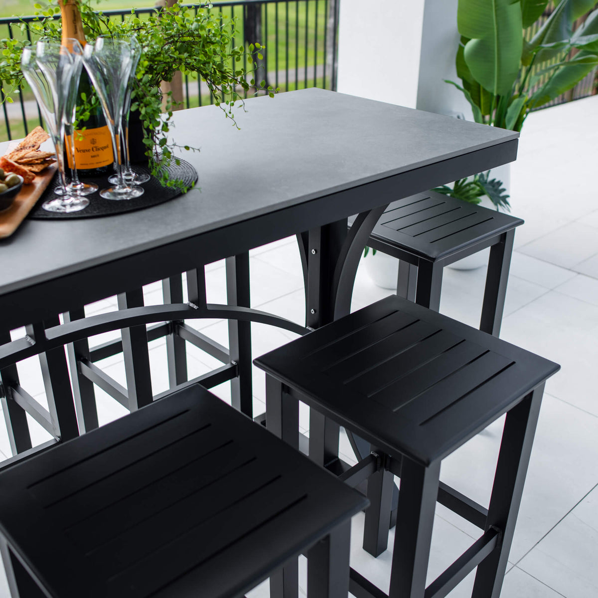 Kirra Malibu - 9pce (200x65) - Outdoor Bar Set