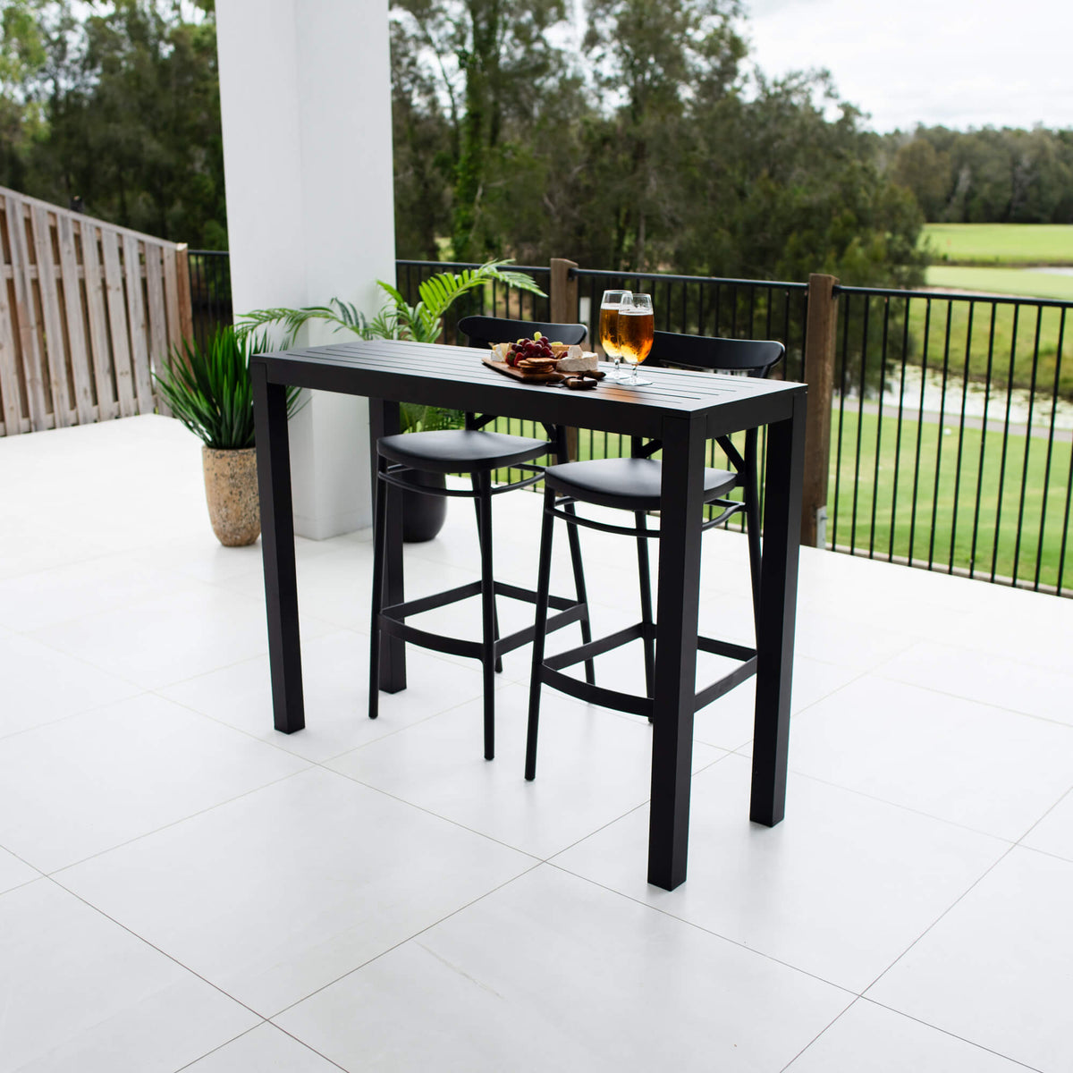 Portsea 75 Aria - 3pce (130x45) - Outdoor Bar Set