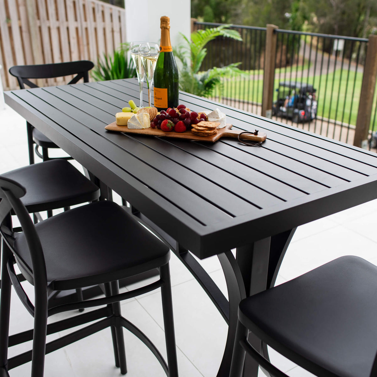 Portsea 75 Bergen - 5pce (150x65) - Outdoor Bar Set