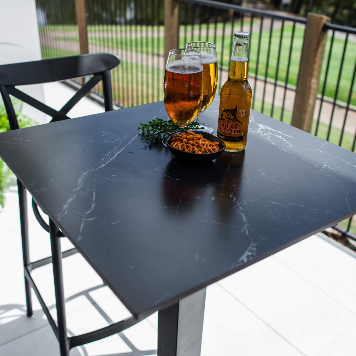 Portsea 75 Lennox - 3pce (60x60) - Outdoor Bar Set
