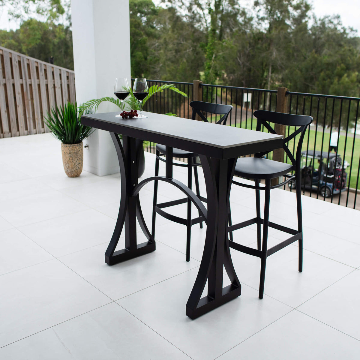 Portsea 75 Malibu - 3pce (130x45) - Outdoor Bar Set