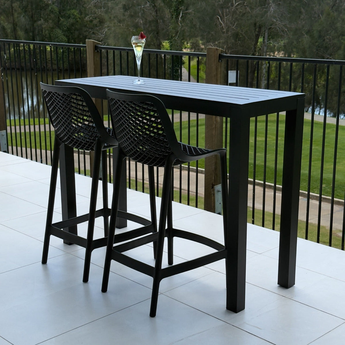Roma 75 Aria - 3pce (130x45) - Outdoor Bar Set