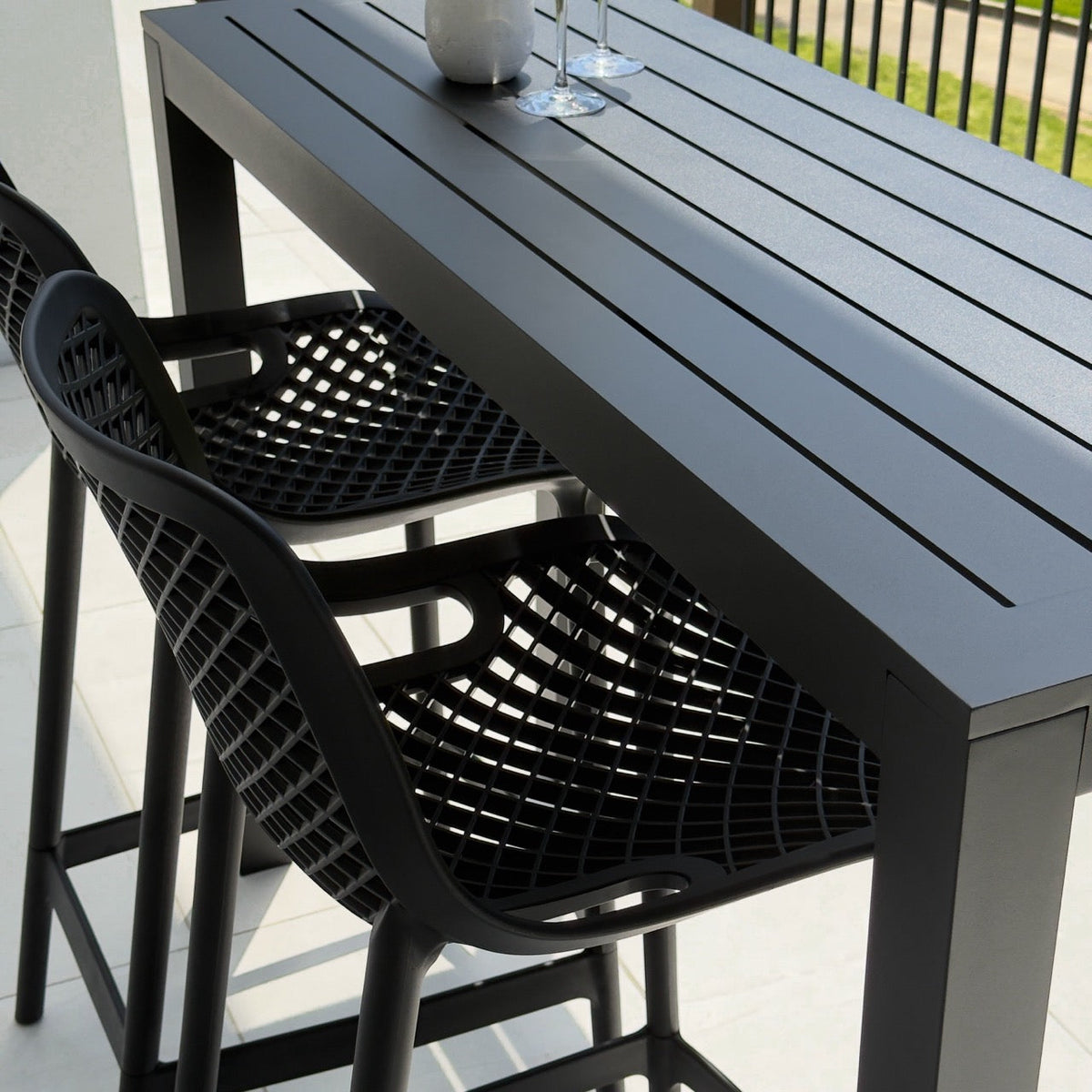 Roma 75 Aria - 3pce (130x45) - Outdoor Bar Set