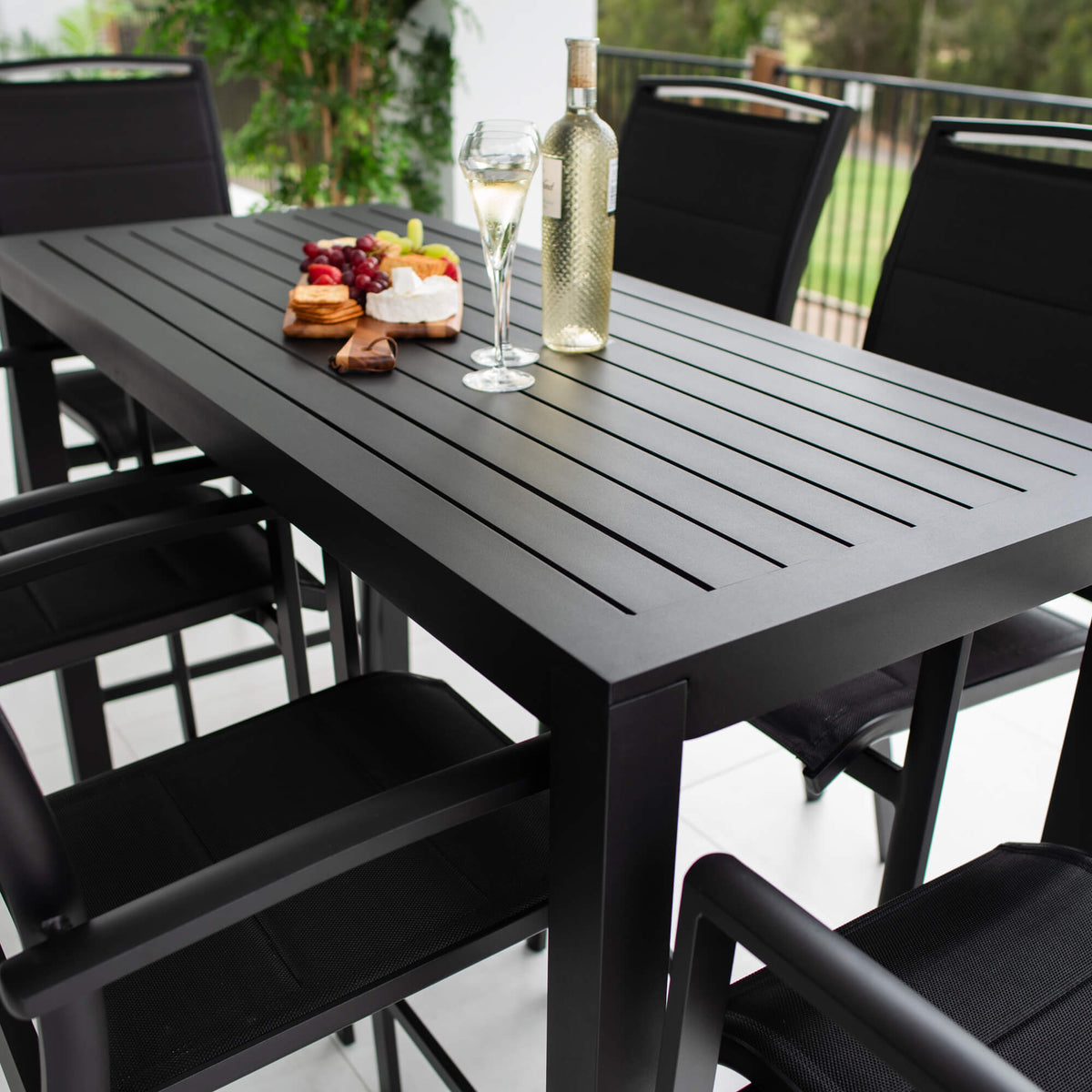 Shelby Aria - 7pce (150x65) - Outdoor Bar Set