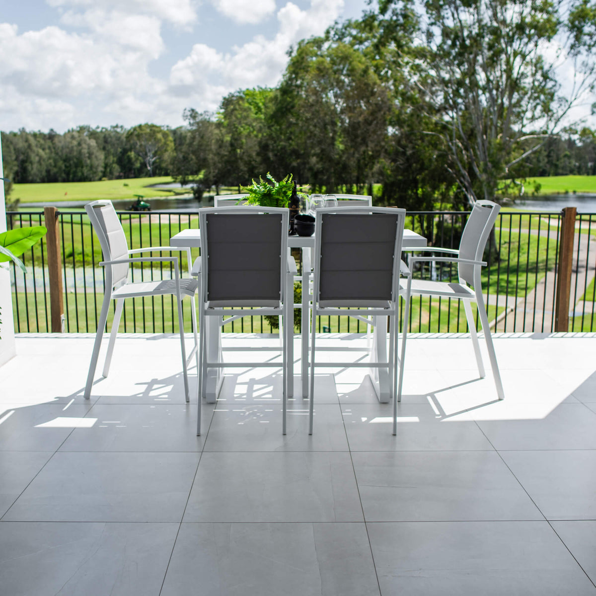 Shelby Bergen - 7pce (150x65) - Outdoor Bar Set