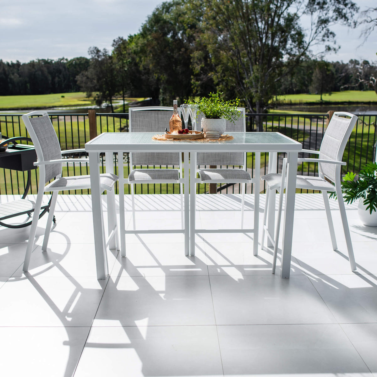 Shelby Hudson - 5pce (150x80) - Outdoor Bar Set