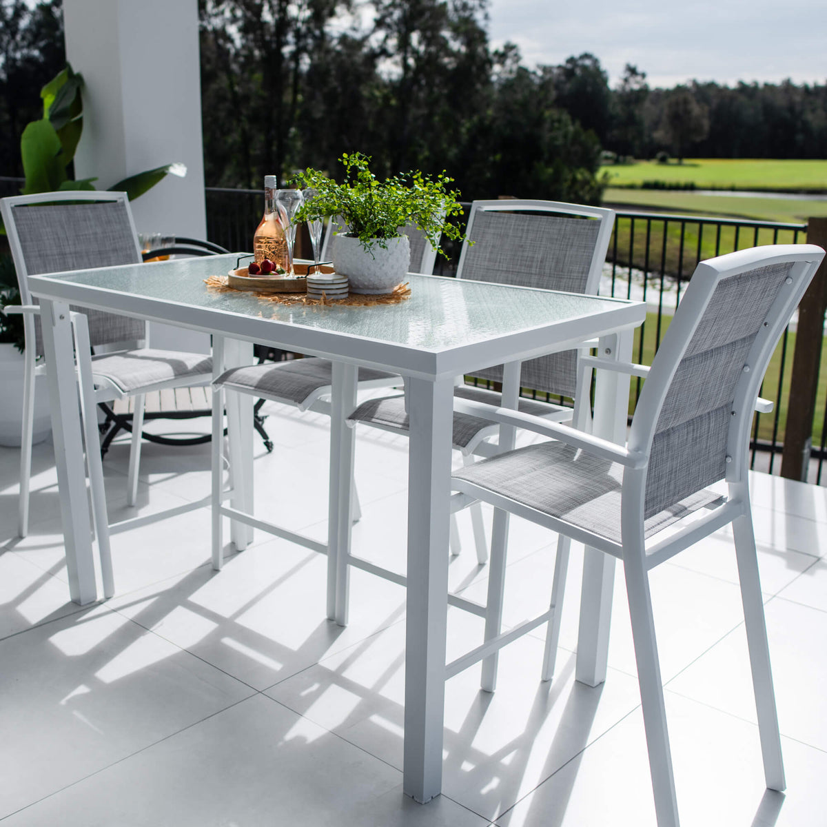 Shelby Hudson - 5pce (150x80) - Outdoor Bar Set