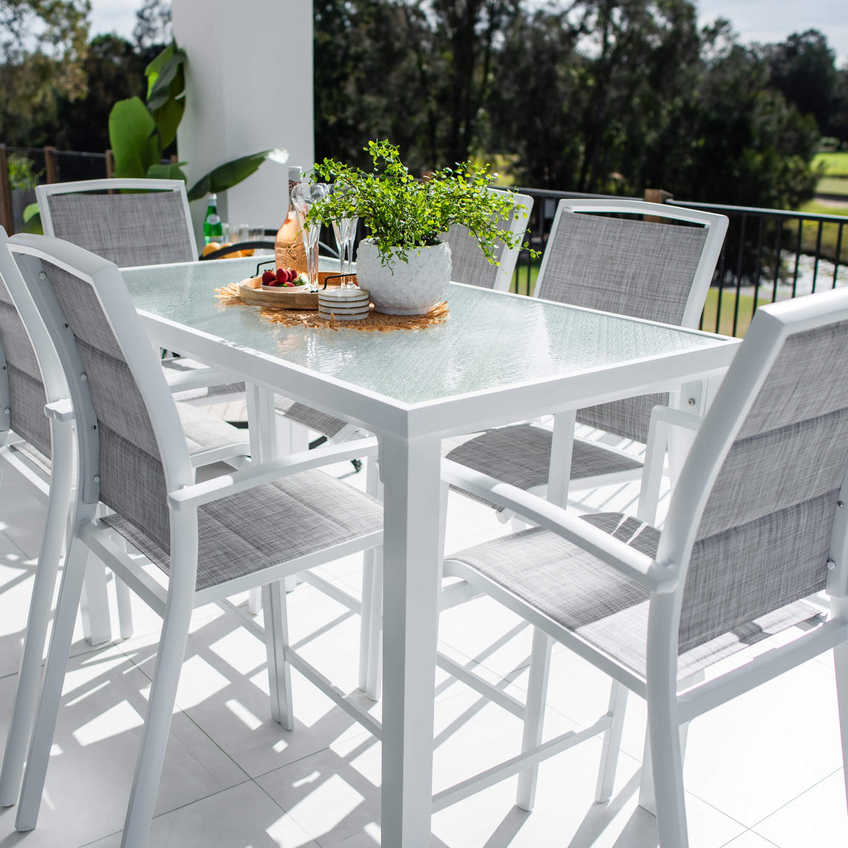 Shelby Hudson - 7pce (150x80) - Outdoor Bar Set