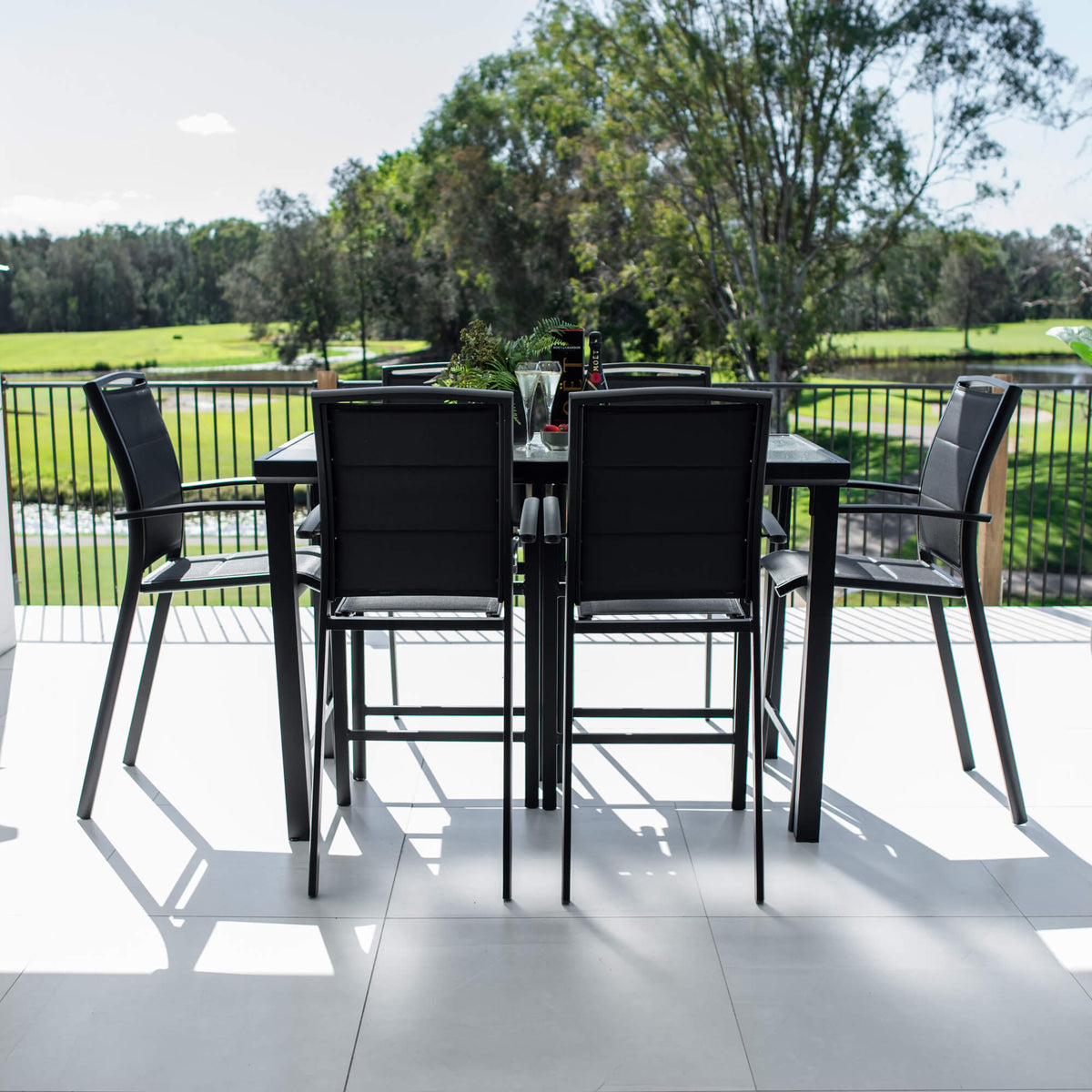 Shelby Hudson - 7pce (150x80) - Outdoor Bar Set