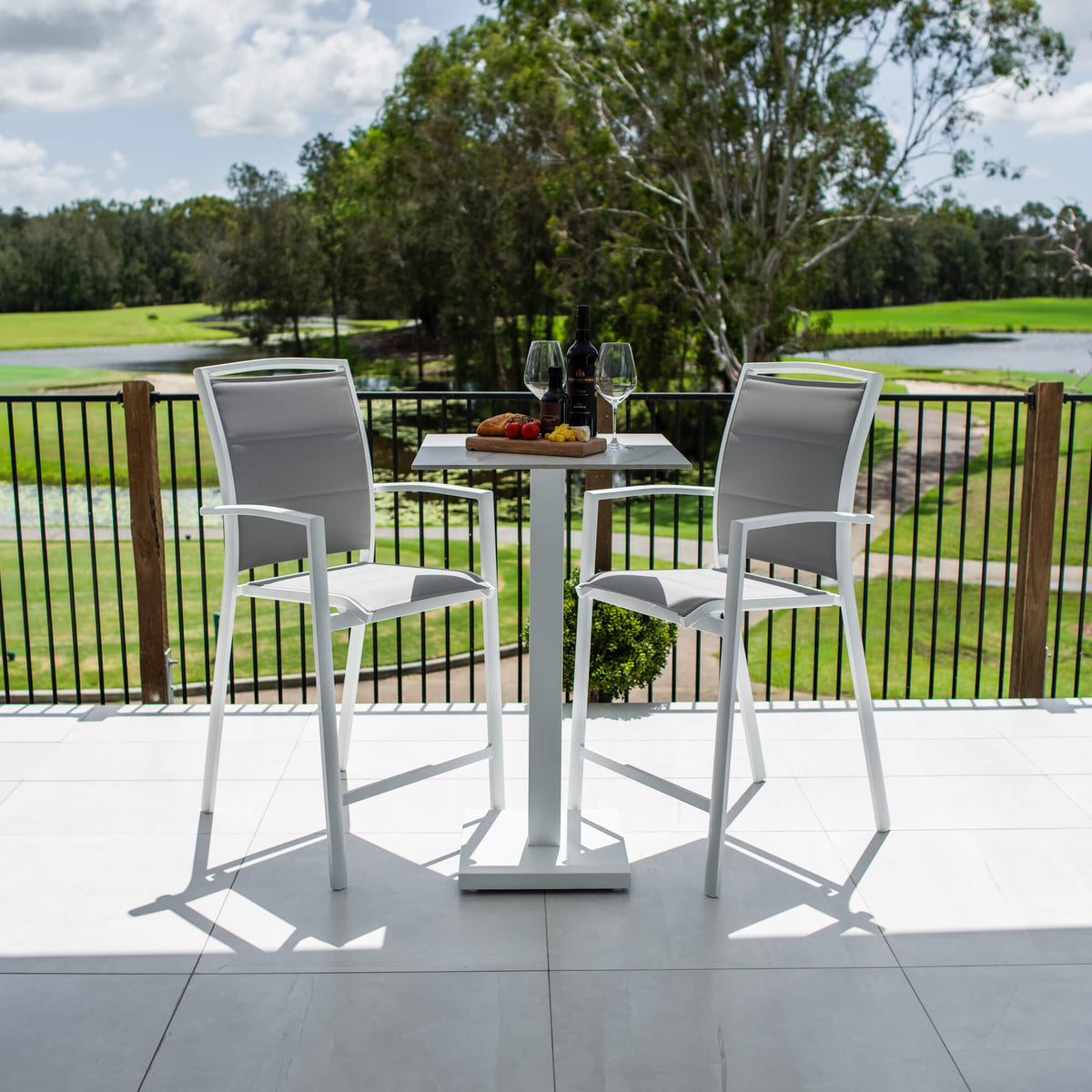 Shelby Lennox - 3pce (60x60) - Outdoor Bar Set