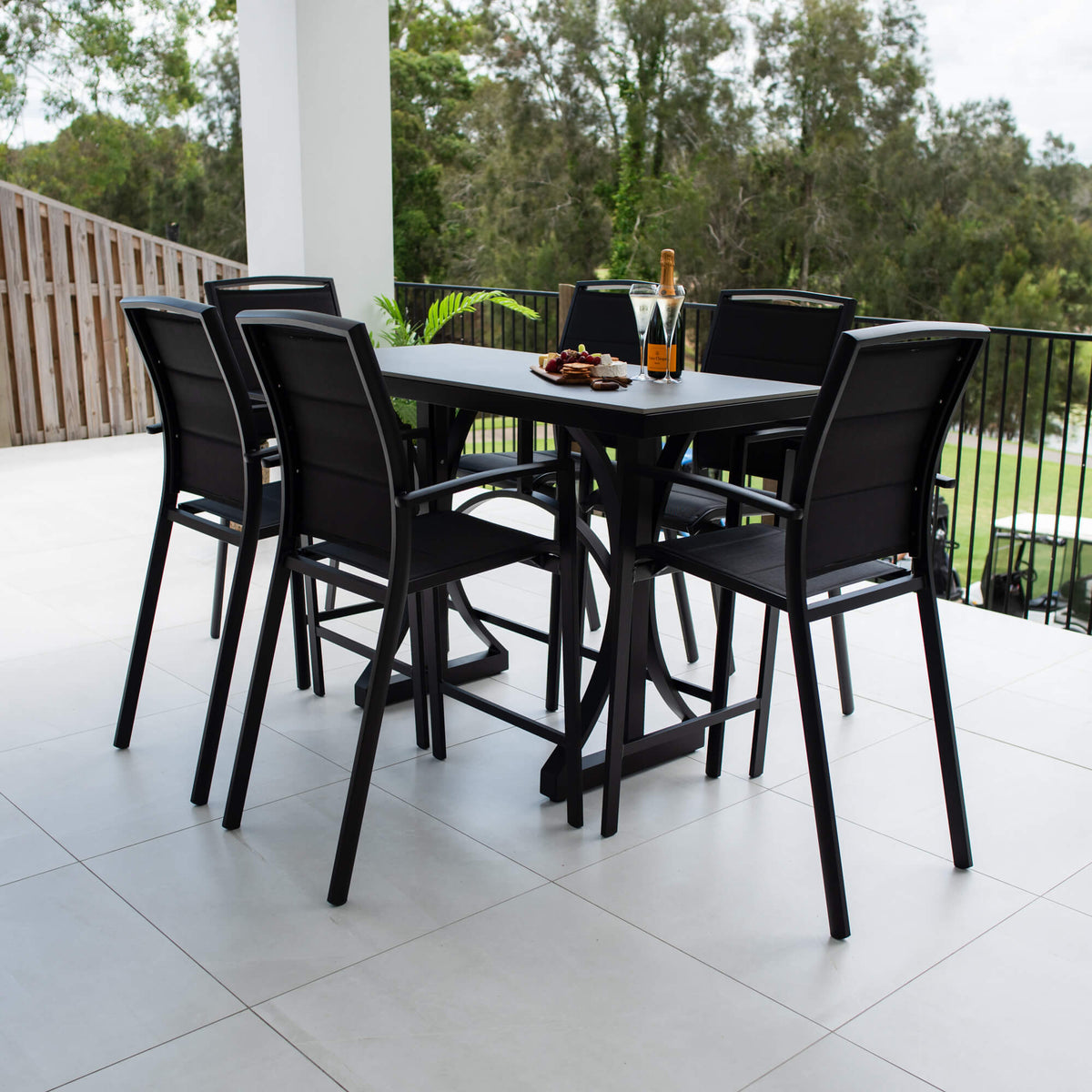 Shelby Malibu - 7pce (150x65) - Outdoor Bar Set