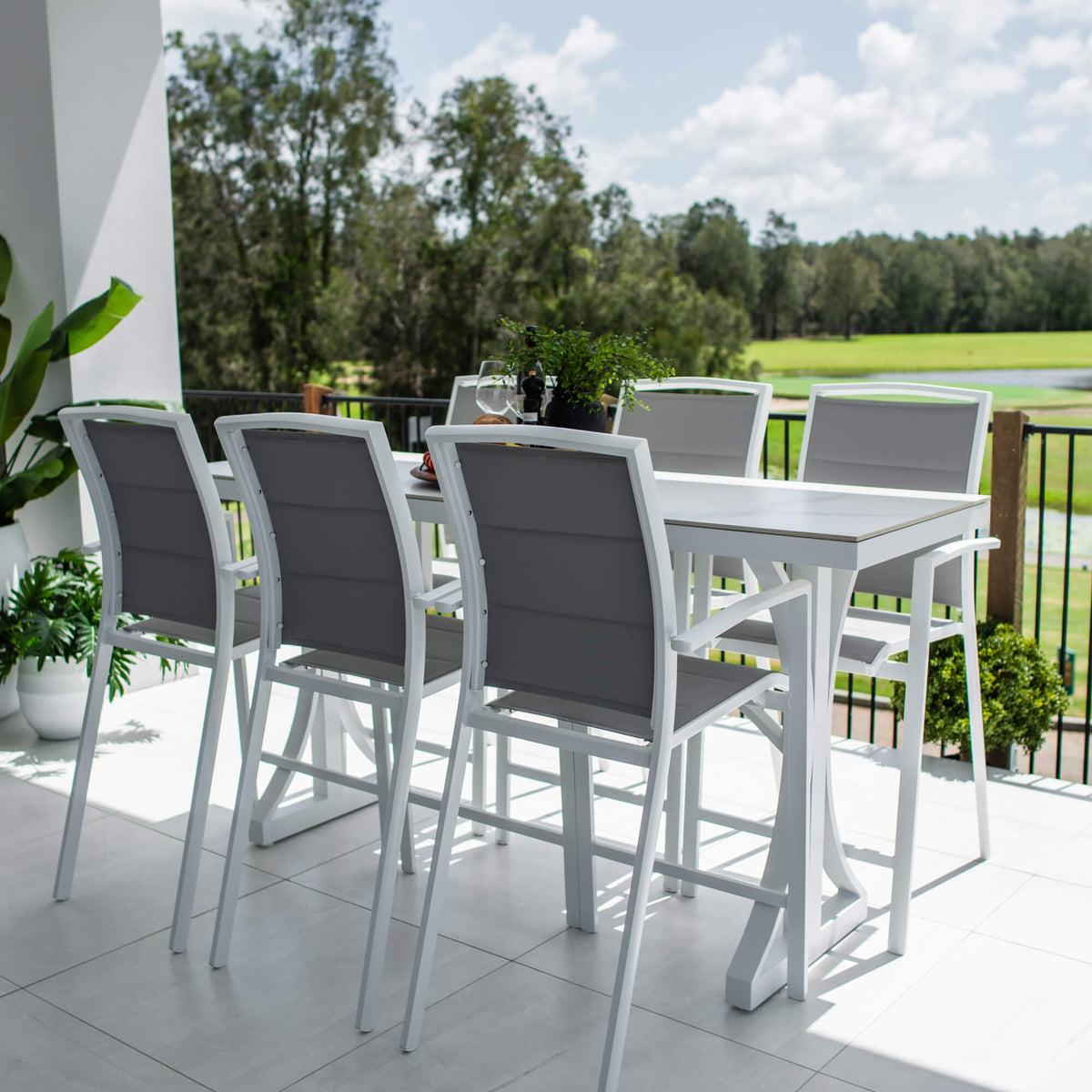 Shelby Malibu - 7pce (200x65) - Outdoor Bar Set