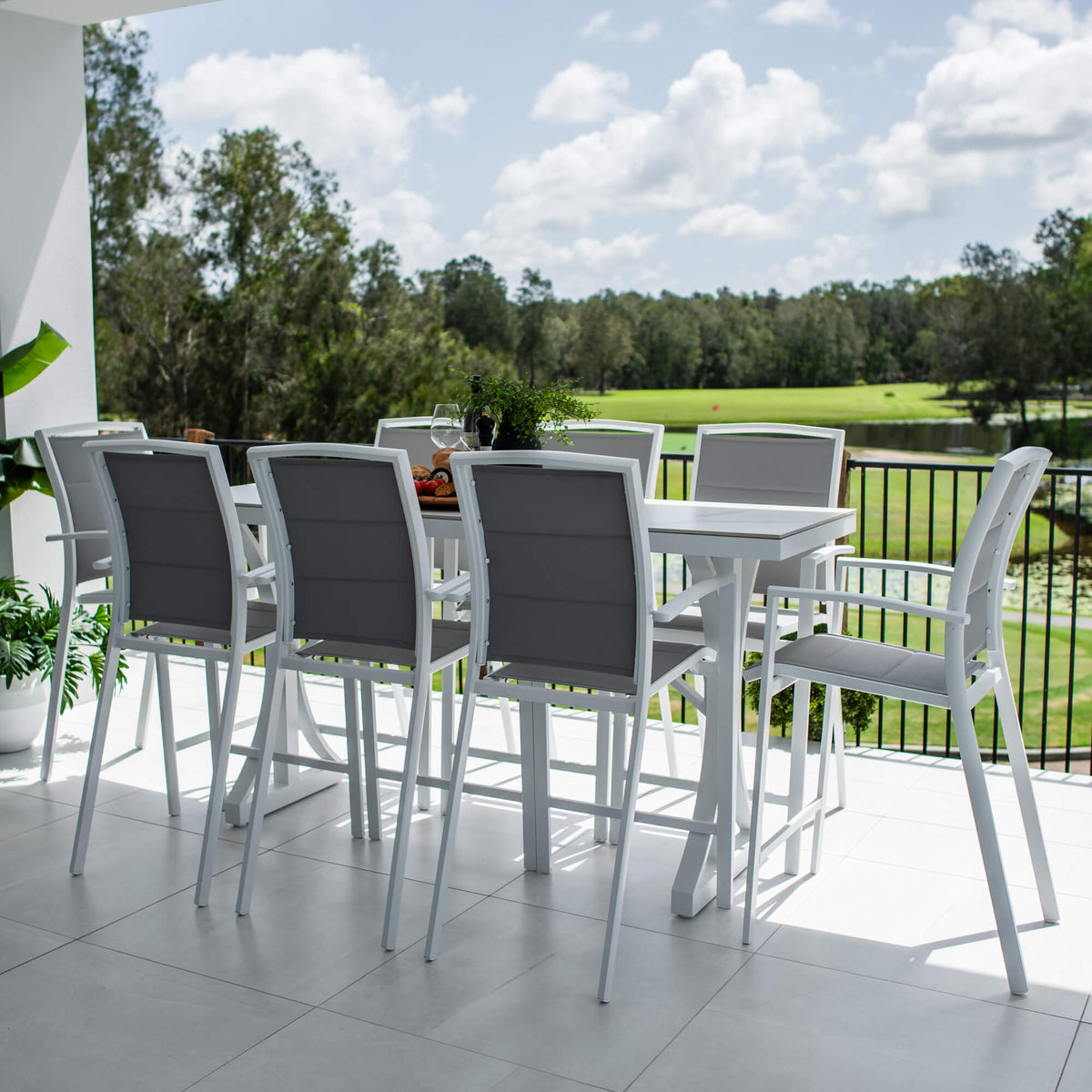Shelby Malibu - 9pce (200x65) - Outdoor Bar Set