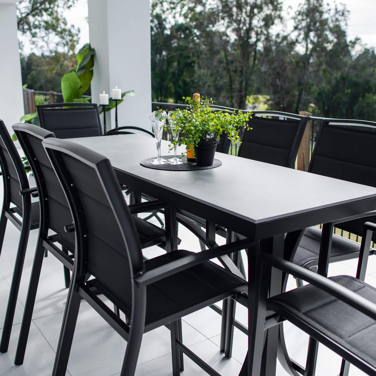 Shelby Malibu - 9pce (200x65) - Outdoor Bar Set