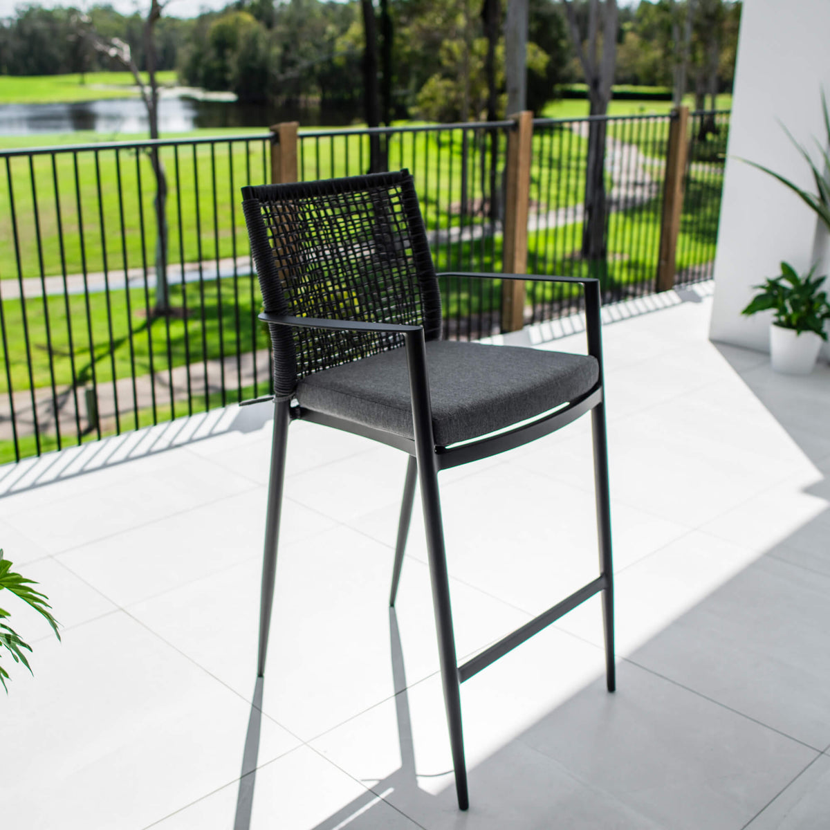 Vienna Rope - Outdoor Bar Stool