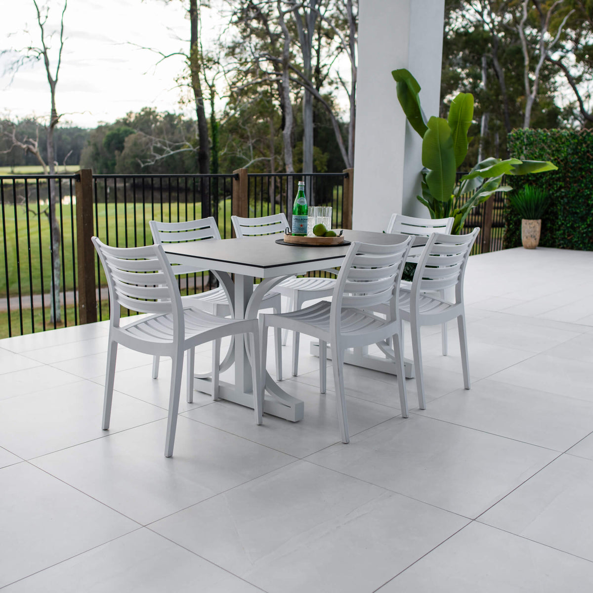 Apollo Chester Moon - 7pce (150x80) - Outdoor Dining Set