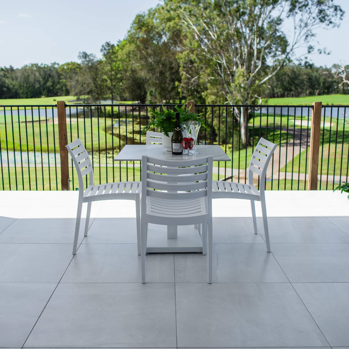 Apollo Lennox - 5pce (80x80) - Outdoor Dining Set