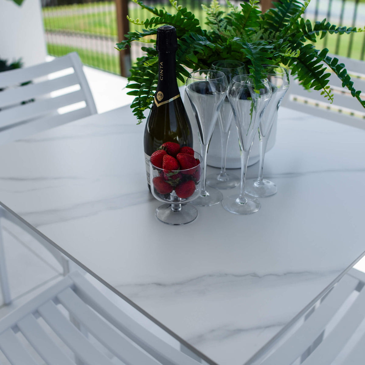 Apollo Lennox - 5pce (80x80) - Outdoor Dining Set