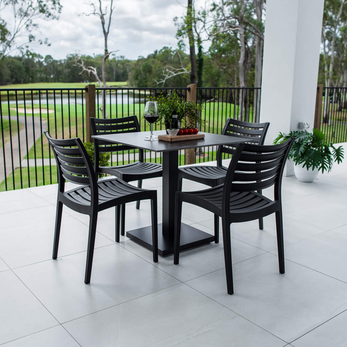 Apollo Lennox - 5pce (80x80) - Outdoor Dining Set