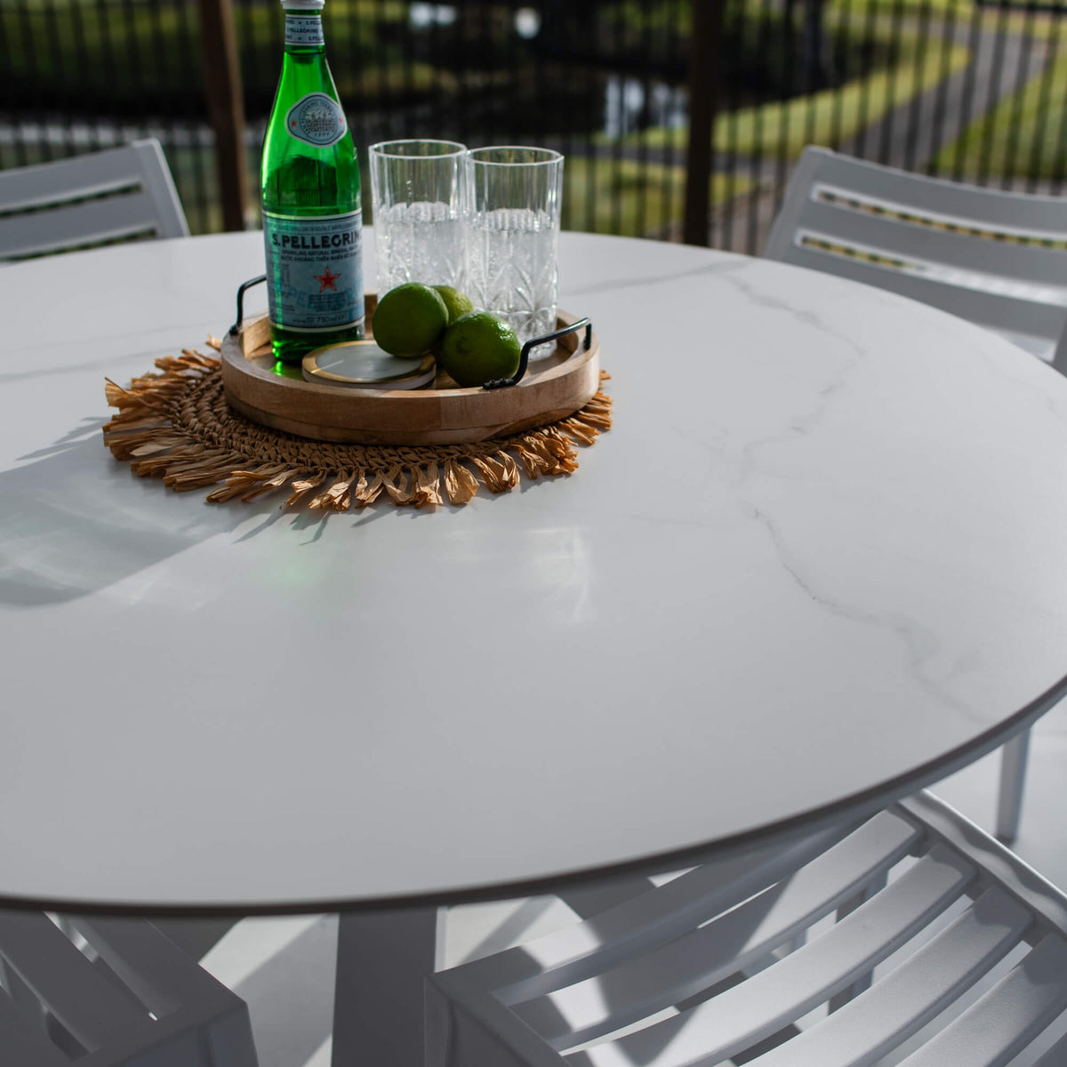 Apollo Malibu Round - 5pce (120x120) - Outdoor Dining Set