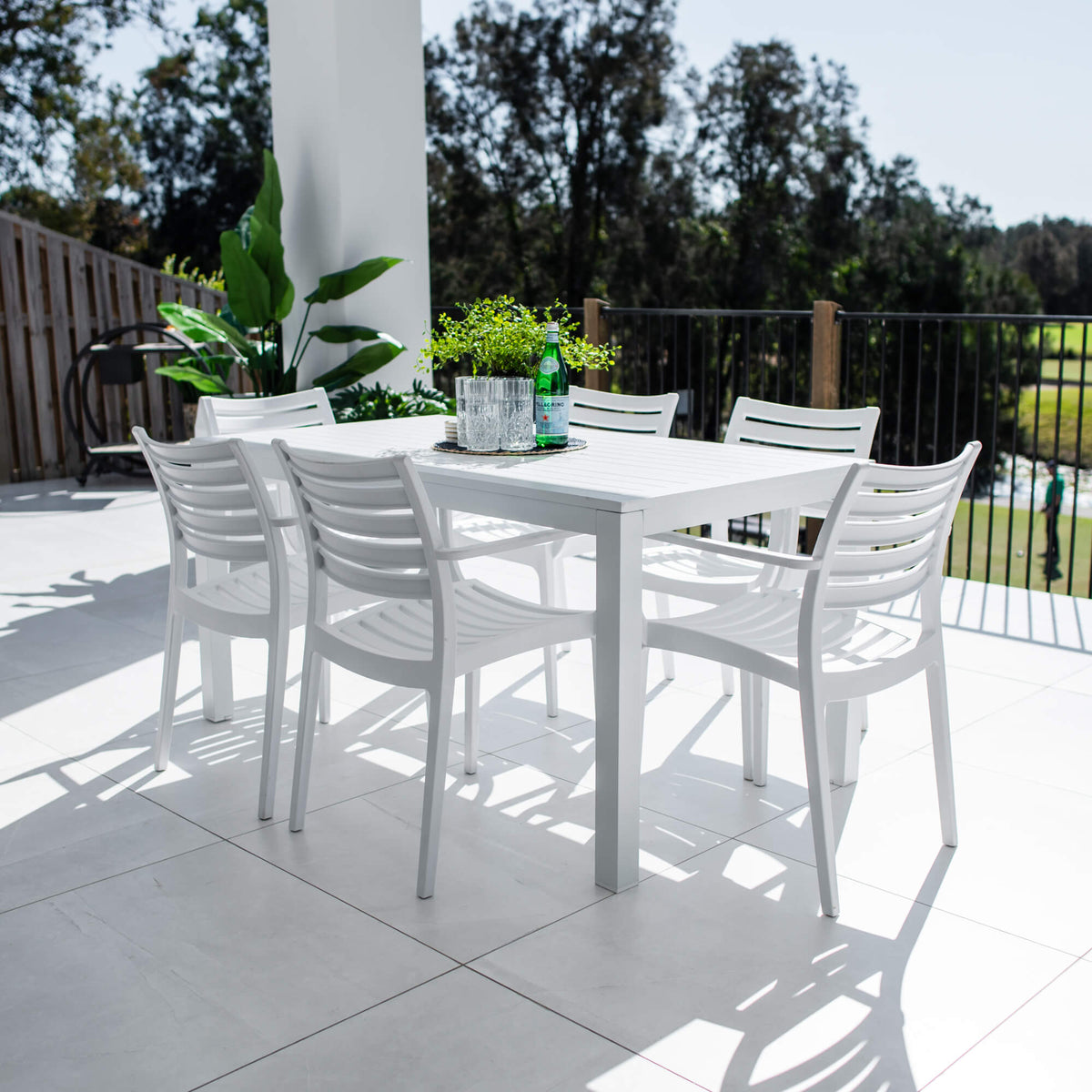 Apollo XL Aria - 7pce (150x80) - Outdoor Dining Set