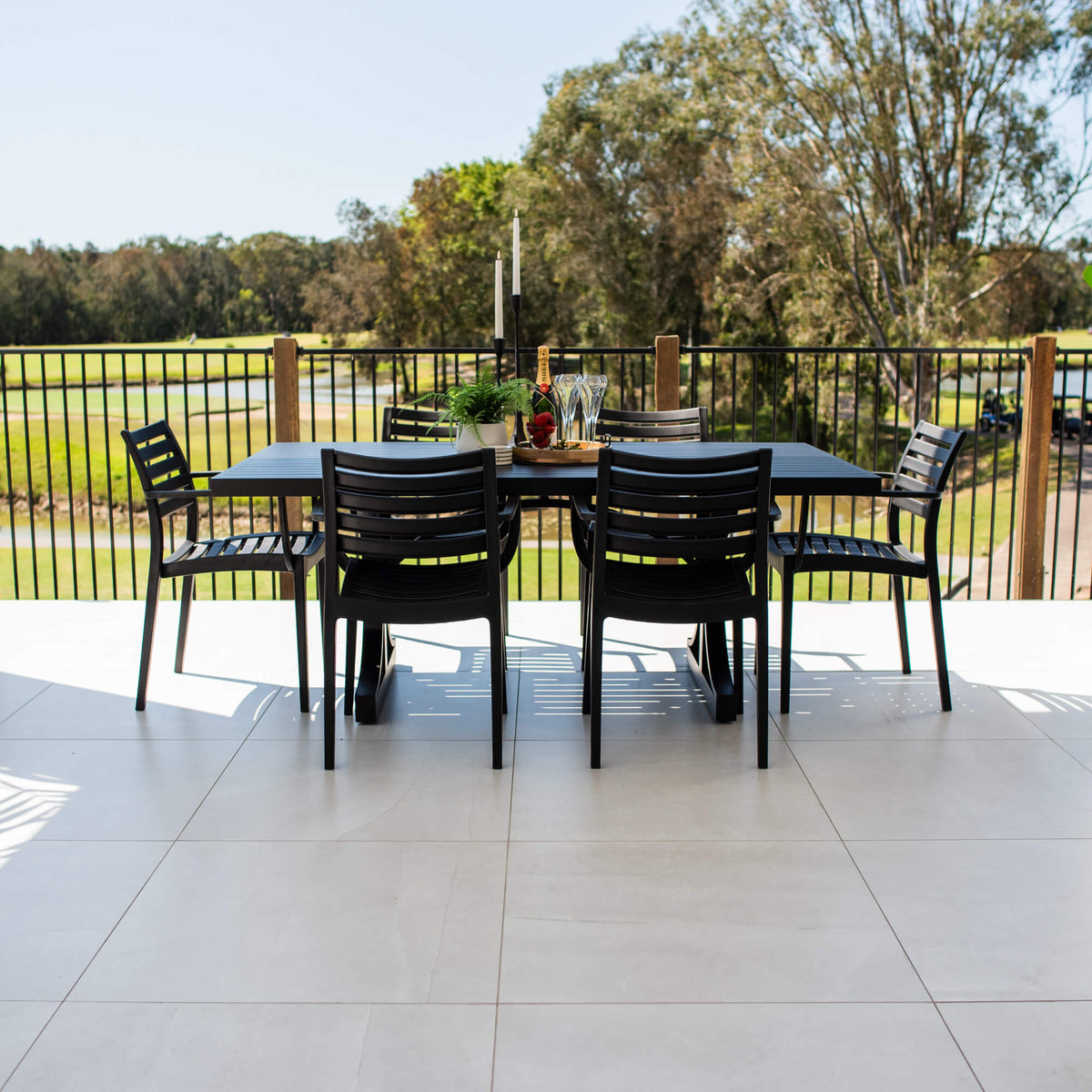 Apollo XL Bergen - 7pce (180x100) - Outdoor Dining Set