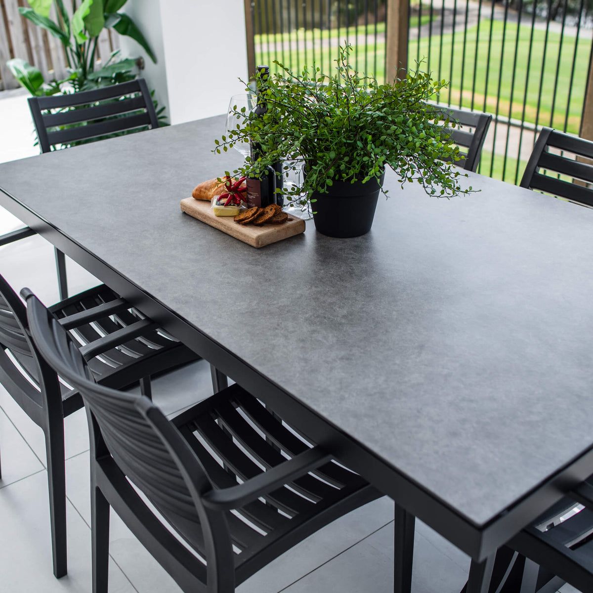 Apollo XL Chester Moon - 7pce (180x100) - Outdoor Dining Set