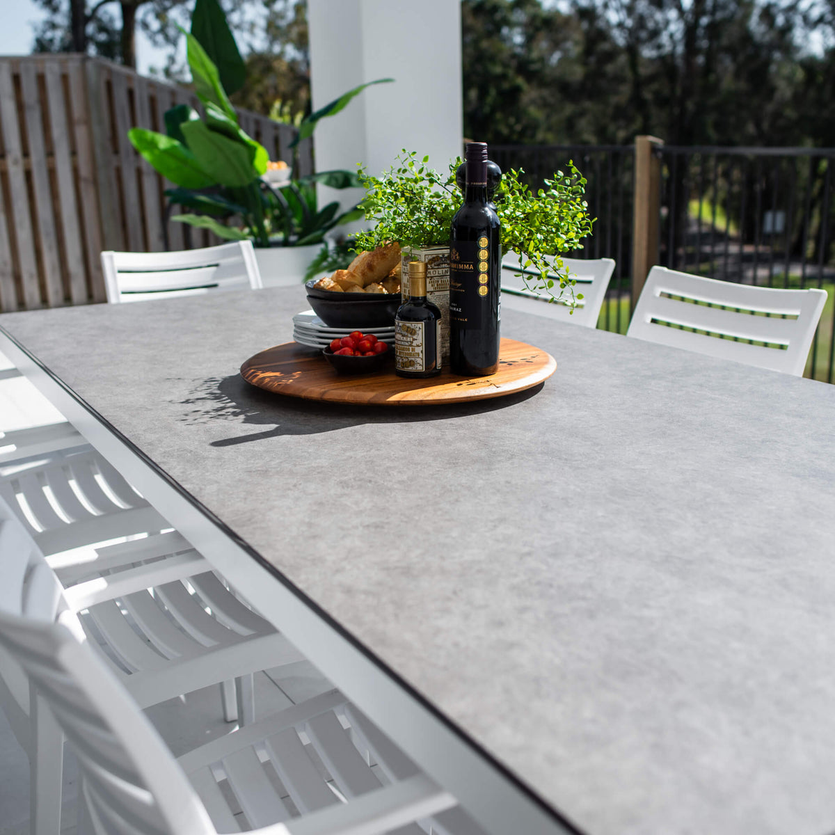 Apollo XL Chester Moon - 9pce (215x100) - Outdoor Dining Set