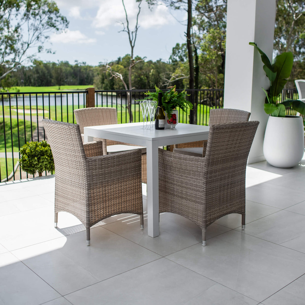 Aspen Aria - 5pce (90x90) - Outdoor Dining Set