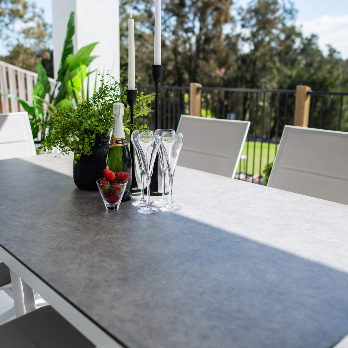 Margot Chester Moon - 7pce (180x100) - Outdoor Dining Set