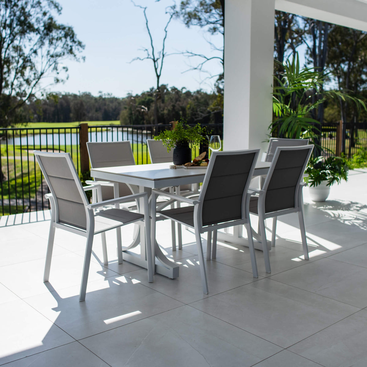 Margot Malibu - 7pce (150x80) - Outdoor Dining Set