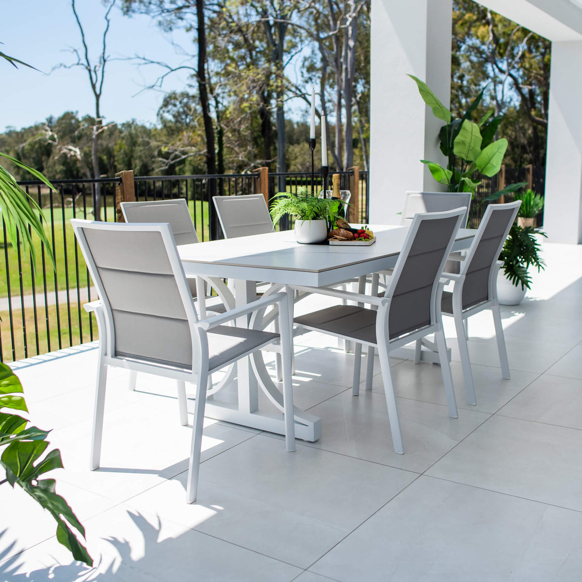 Margot Malibu - 7pce (180x100) - Outdoor Dining Set