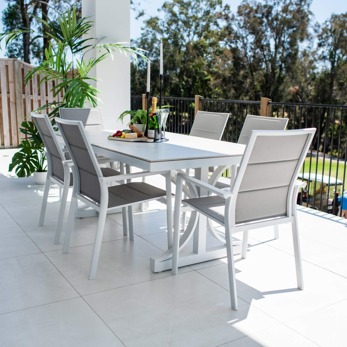 Margot Malibu - 7pce (180x100) - Outdoor Dining Set