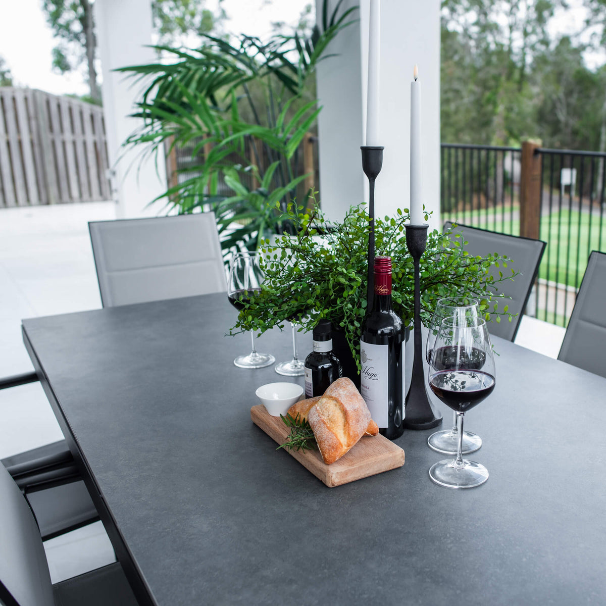 Margot Malibu - 9pce (215x100) - Outdoor Dining Set