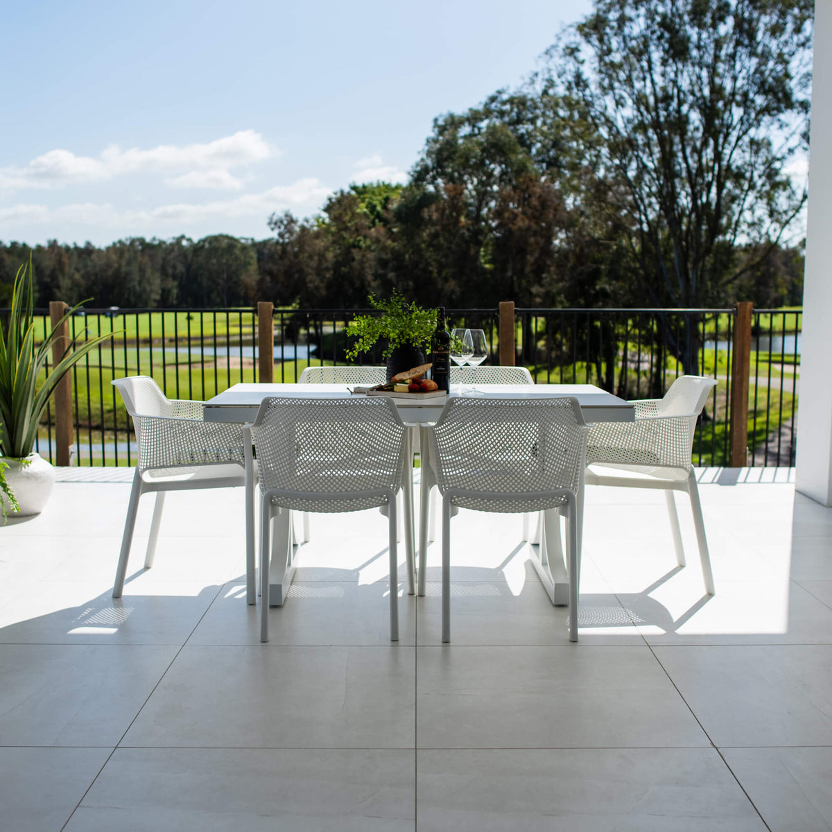 Nero Malibu - 7pce (150x80) - Outdoor Dining Set