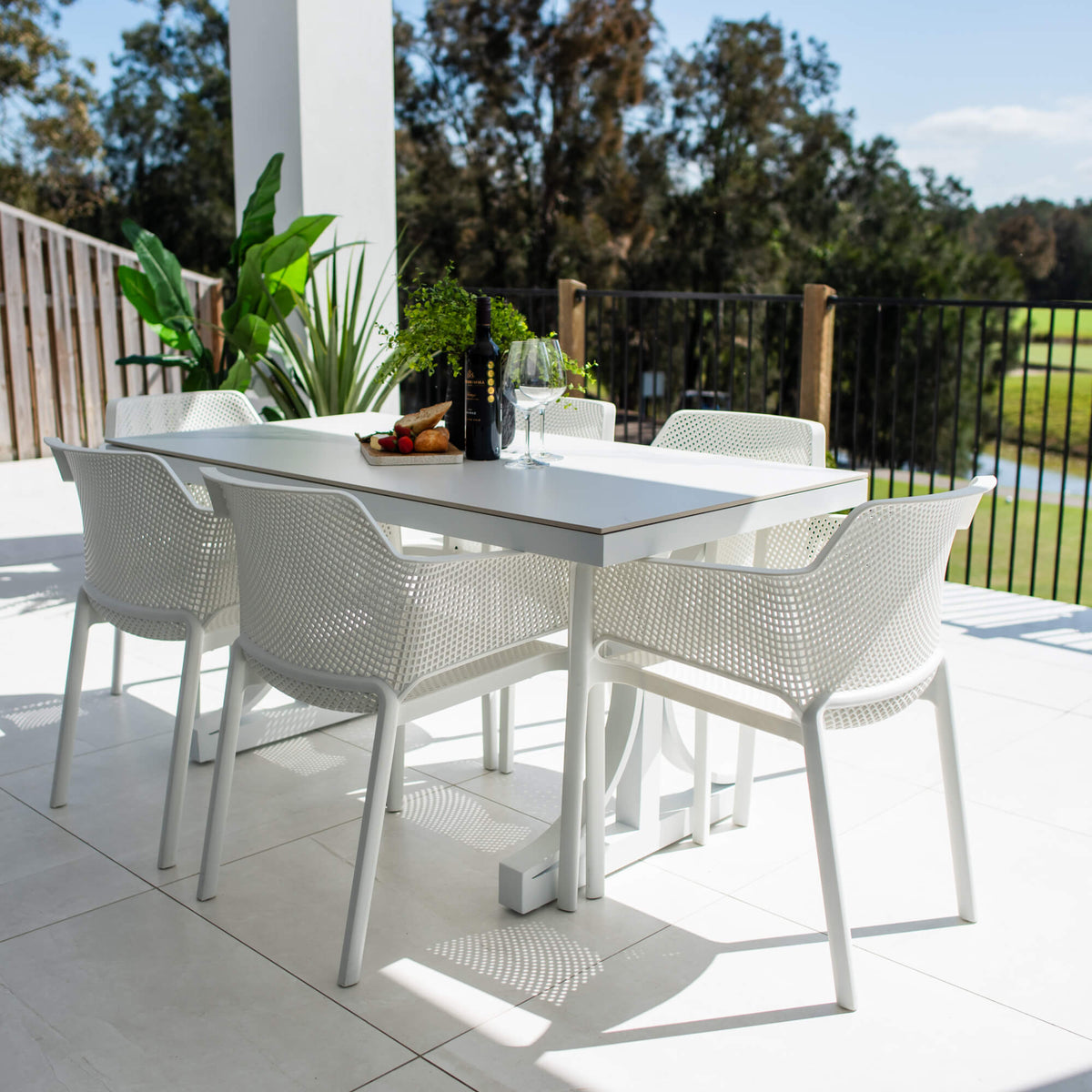 Nero Malibu - 7pce (150x80) - Outdoor Dining Set