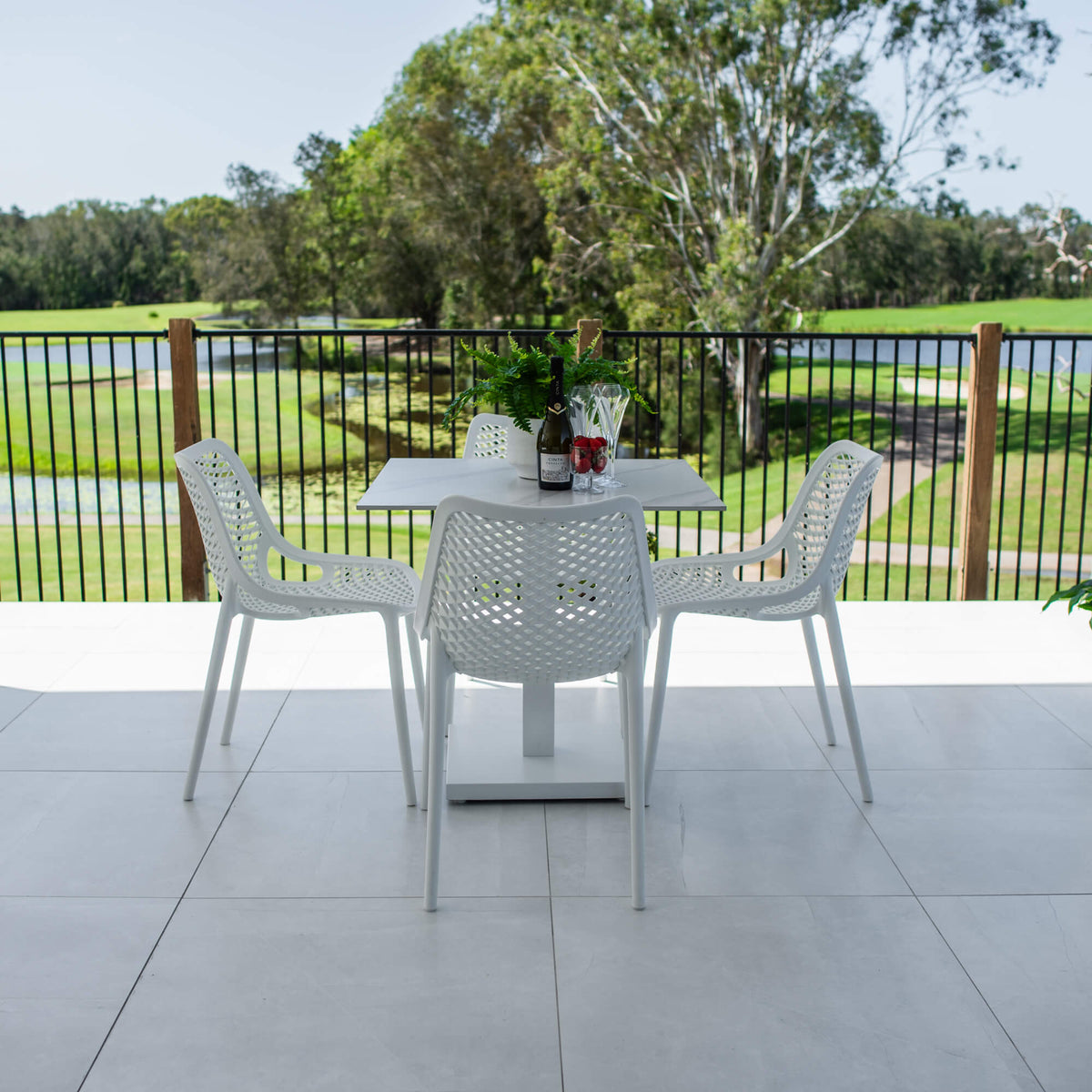 Roma Lennox - 5pce (80x80) - Outdoor Dining Set