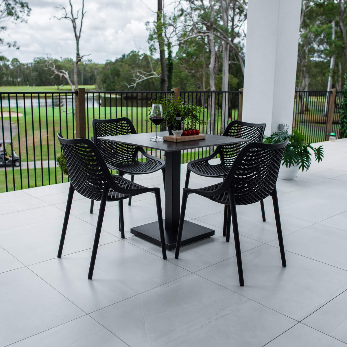 Roma Lennox - 5pce (80x80) - Outdoor Dining Set