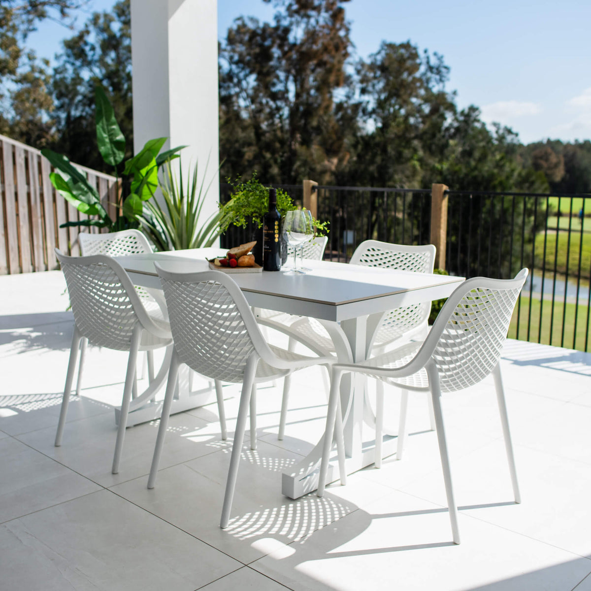 Roma Malibu - 7pce (150x80) - Outdoor Dining Set