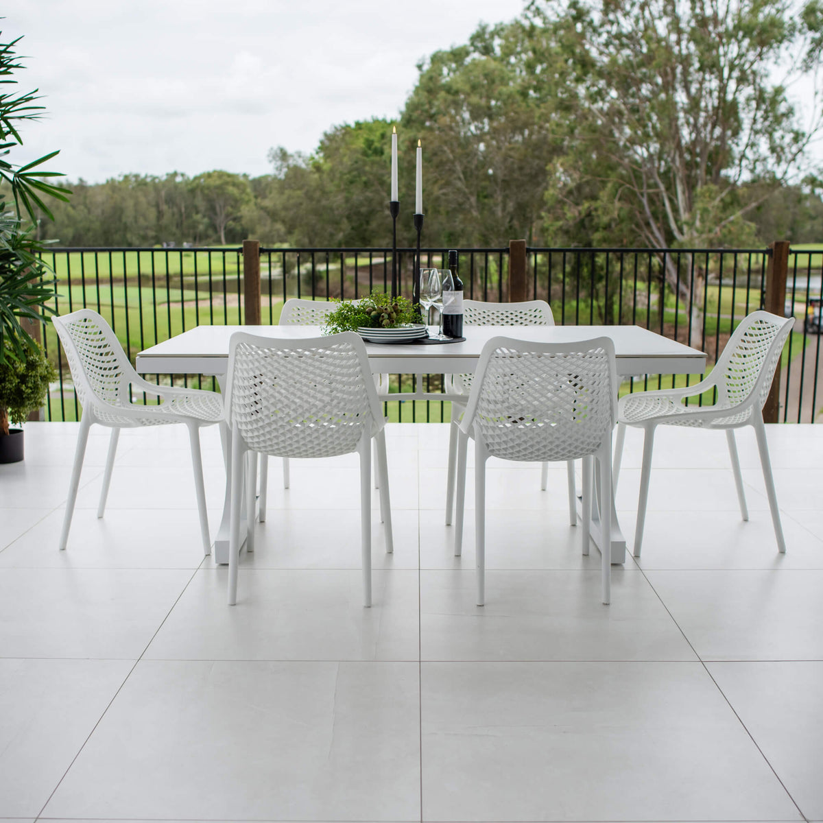 Roma Malibu - 7pce (180x100) - Outdoor Dining Set