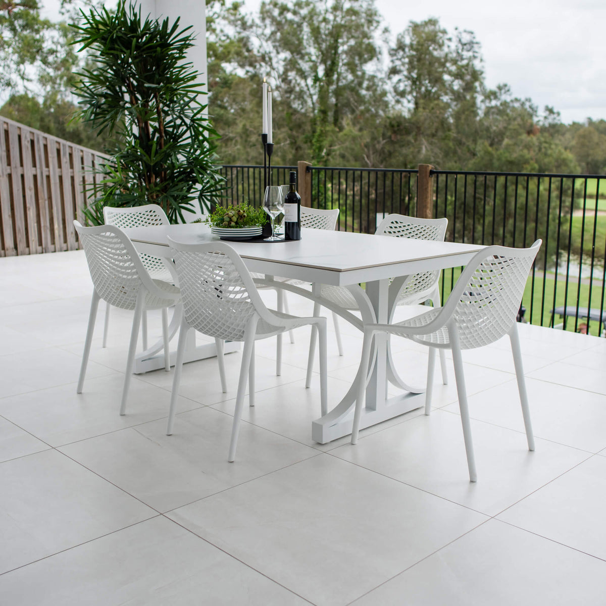Roma Malibu - 7pce (180x100) - Outdoor Dining Set