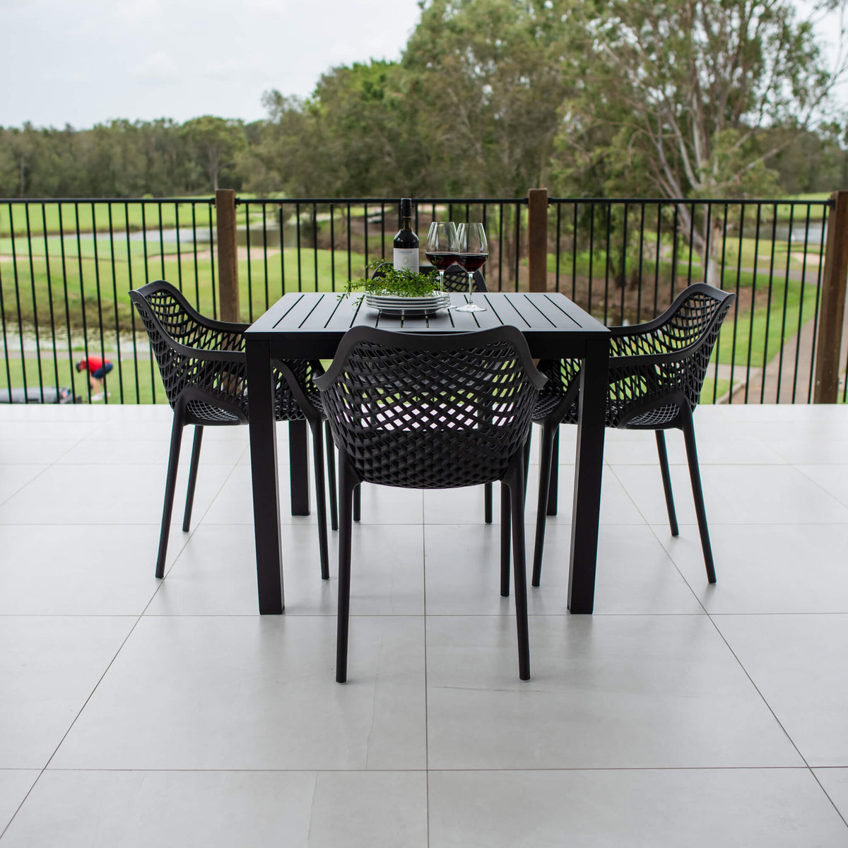 Roma XL Aria - 5pce (90x90) - Outdoor Dining Set