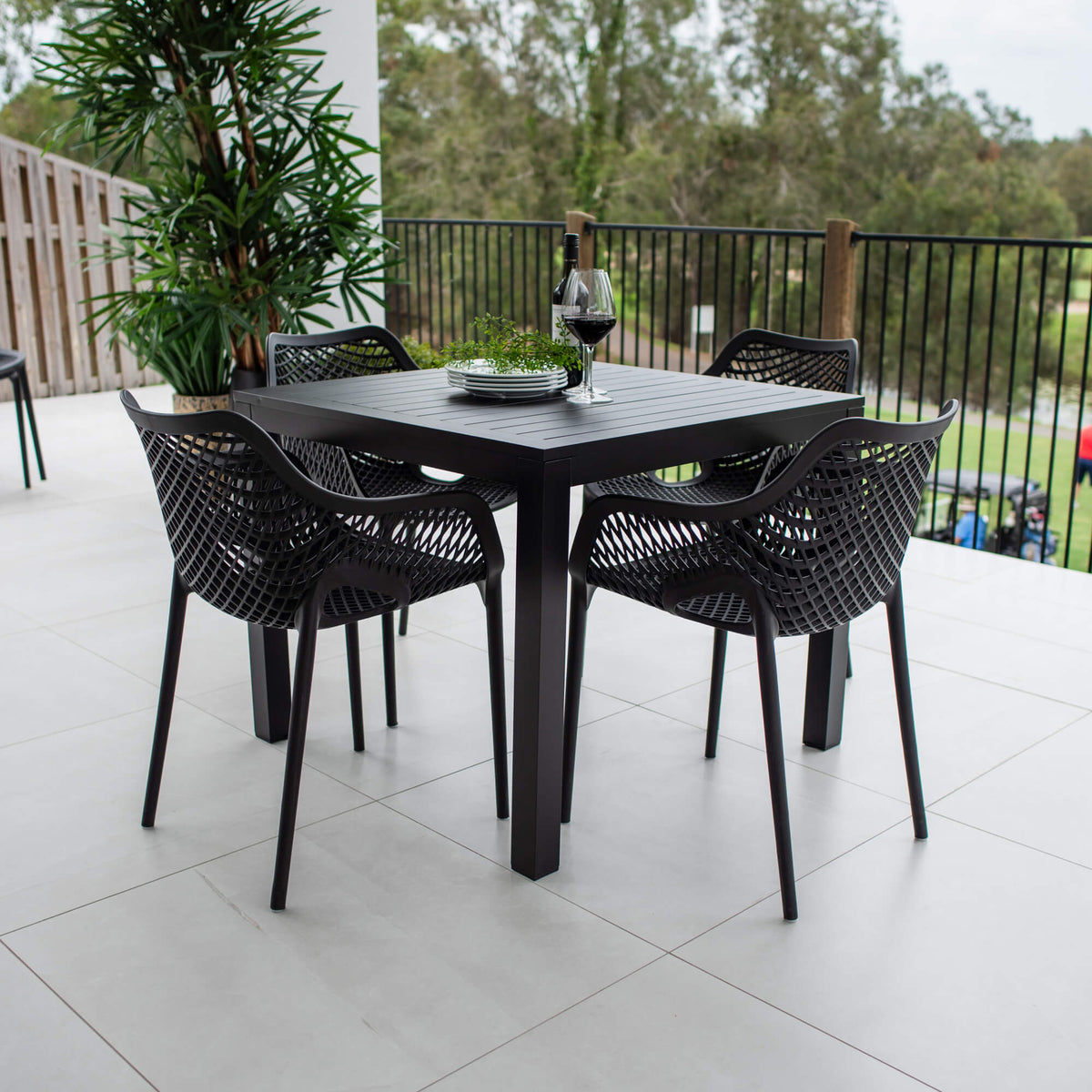 Roma XL Aria - 5pce (90x90) - Outdoor Dining Set