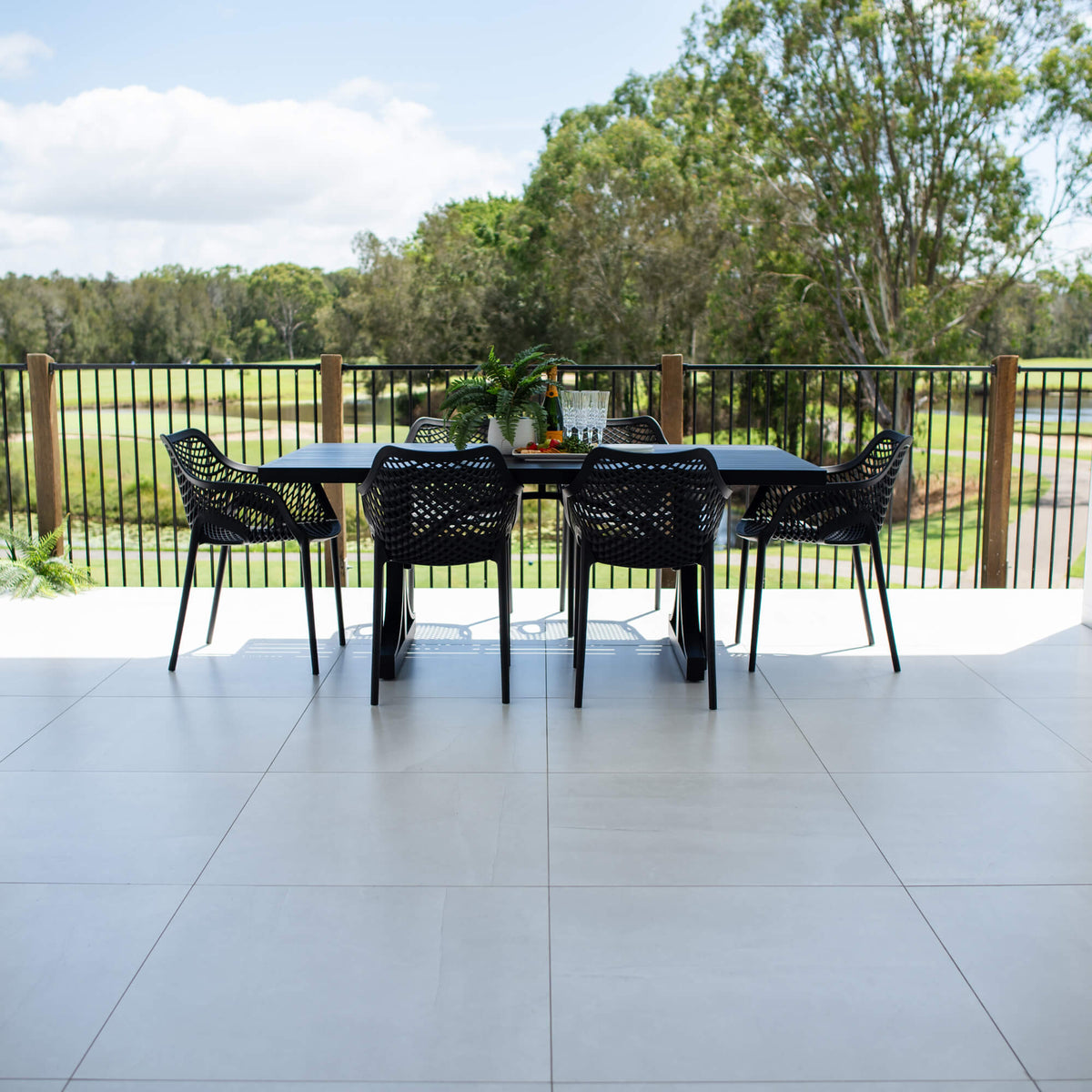 Roma XL Bergen - 7pce (180x100) - Outdoor Dining Set
