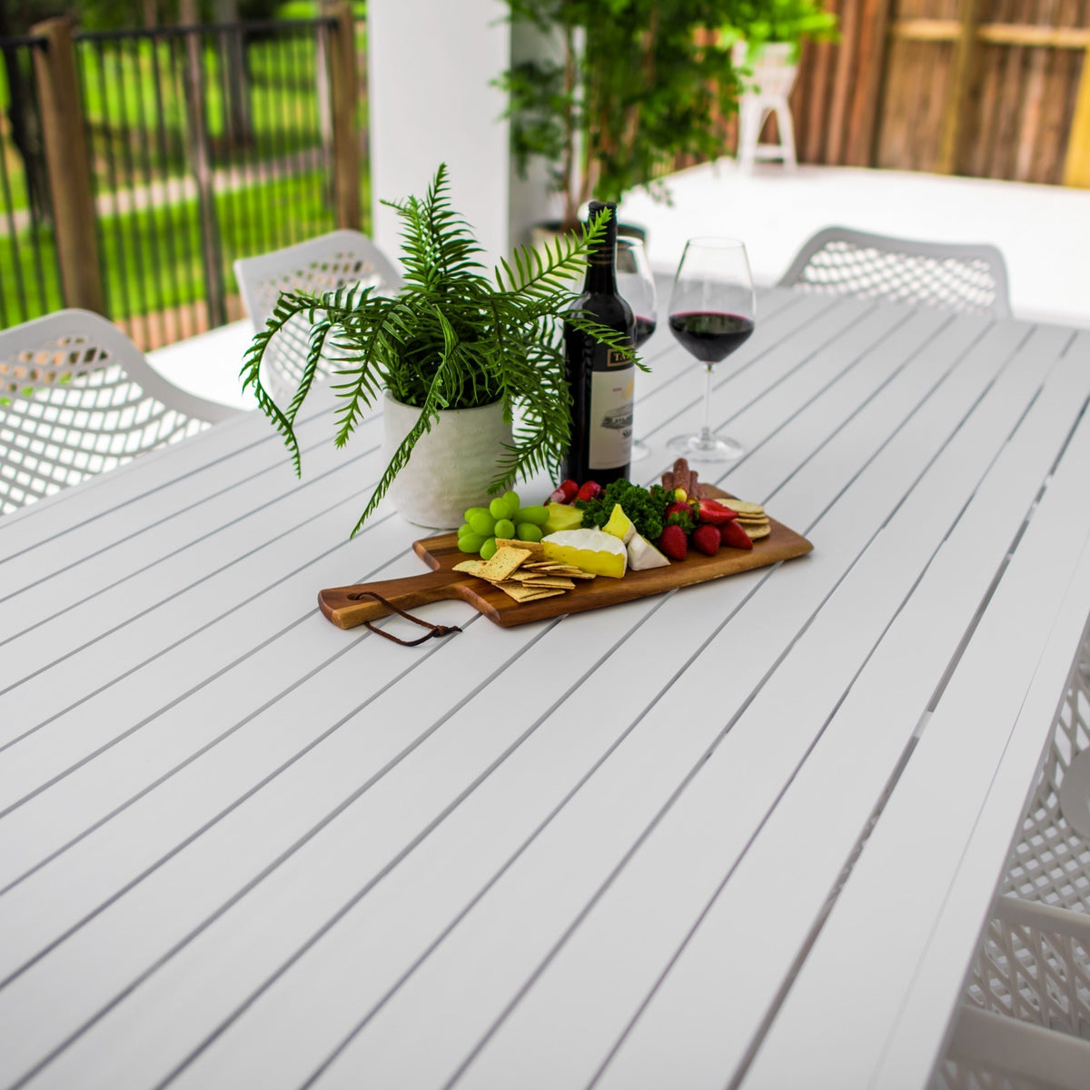 Roma XL Bergen - 9pce (220x100) - Outdoor Dining Set