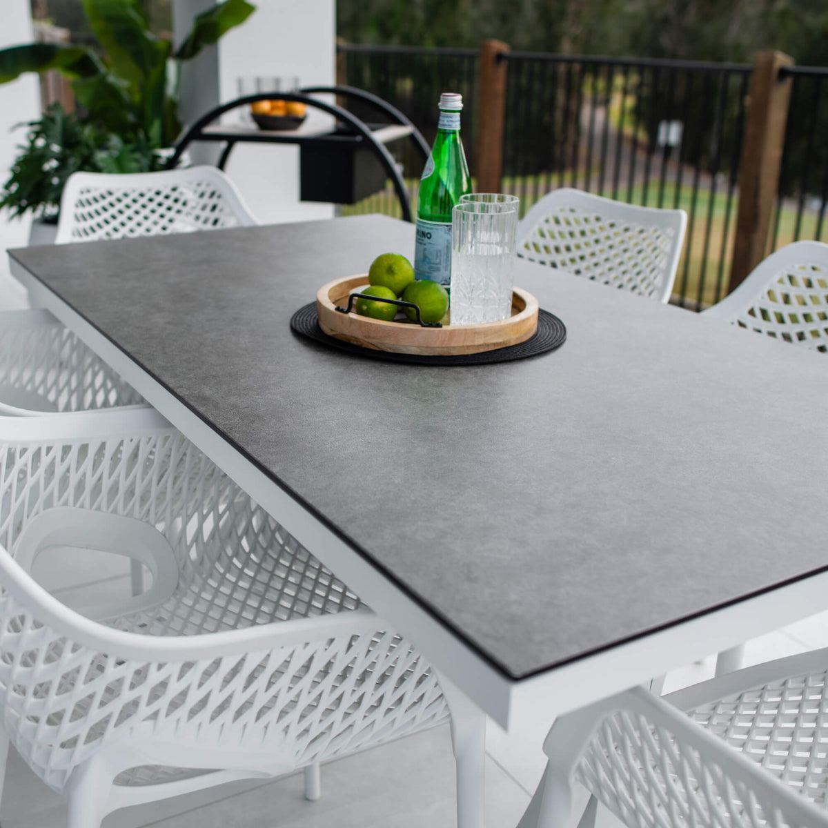 Roma XL Chester Moon - 7pce (150x80) - Outdoor Dining Set
