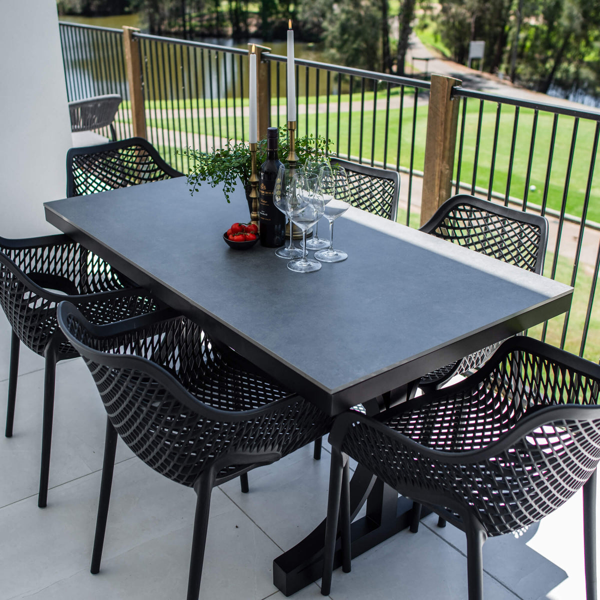 Roma XL Malibu - 7pce (150x80) - Outdoor Dining Set