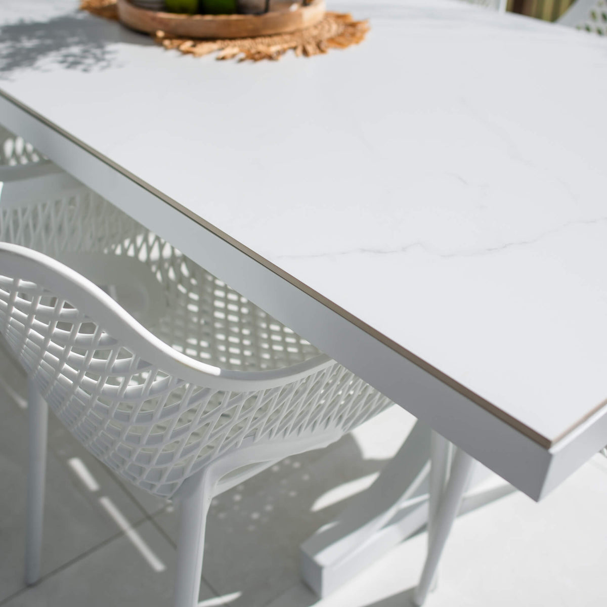 Roma XL Malibu - 9pce (215x100) - Outdoor Dining Set