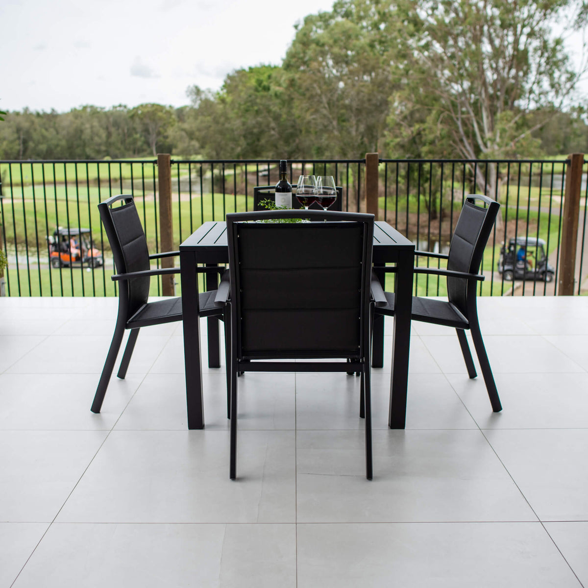 Shelby Aria - 5pce (90x90) - Outdoor Dining Set